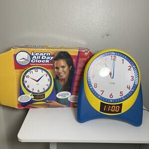 Educational Insights Learn All Day Clock Tested Home School Learn Time EI1725